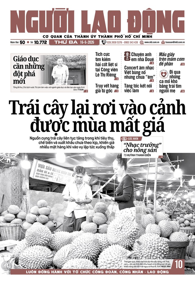 Báo in ngày 16-6: Mẩu giấy trên mâm cơm để phần - Ảnh 1. Báo in ngày 16-6: Mẩu giấy trên mâm cơm để phần - Ảnh 1.