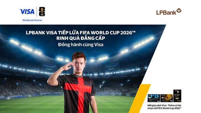 Chạm thẻ LPBank Visa - Săn quà FIFA World Cup 2026 - Ảnh 1.