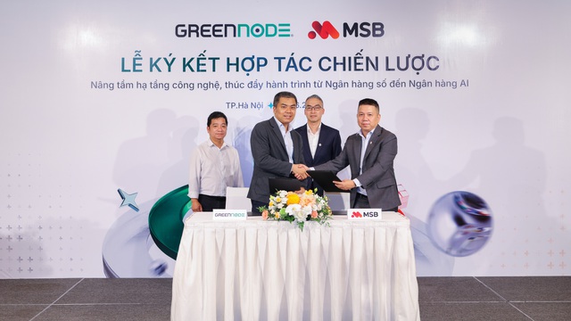 GreenNode và MSB mở rộng hợp tác chiến lược, thúc đẩy hành trình từ ngân hàng số đến ngân hàng AI - Ảnh 1.