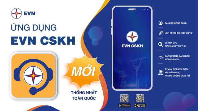 EVN thử nghiệm ứng dụng "EVN CSKH' theo dõi tiền điện từng ngày, tuần, tháng - Ảnh 1.