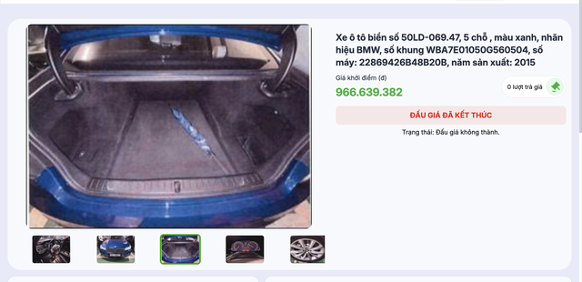 Hạ giá dàn xe siêu sang của bà Trương Mỹ Lan để đấu giá lại - Ảnh 1.