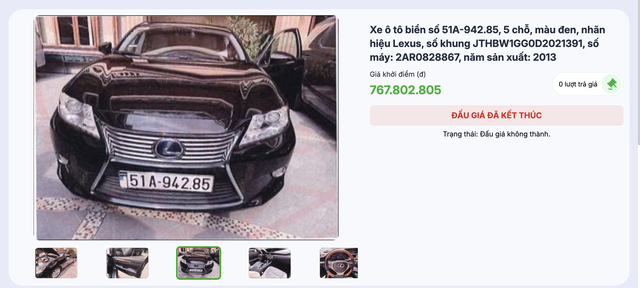 Hạ giá dàn xe siêu sang của bà Trương Mỹ Lan để đấu giá lại - Ảnh 2.