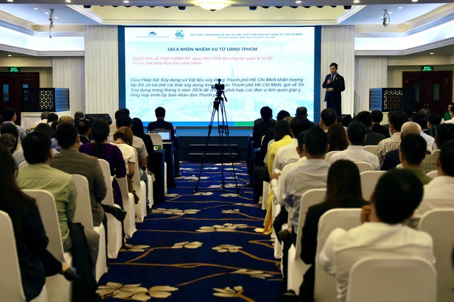 Thiếu vật liệu x&acirc;y dựng, TPHCM t&iacute;nh d&ugrave;ng vật liệu t&aacute;i chế - Ảnh 1.