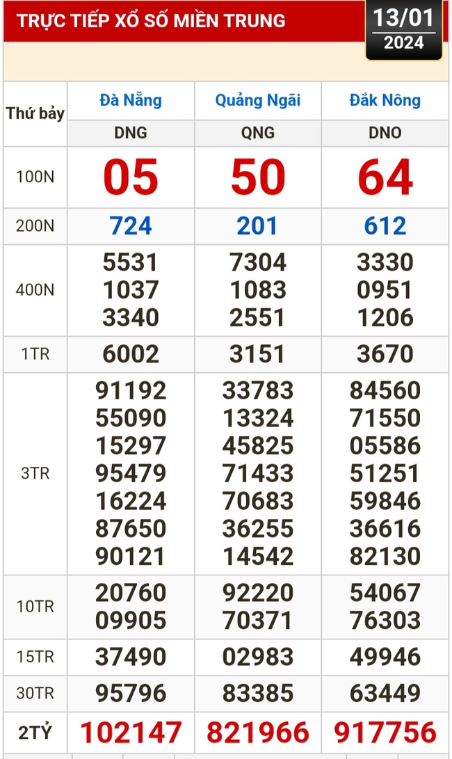 Kết quả xổ số hôm nay (13-1): TP HCM, Long An, Bình Phước, Hậu Giang, Đà Nẵng, Nam Định- Ảnh 2.