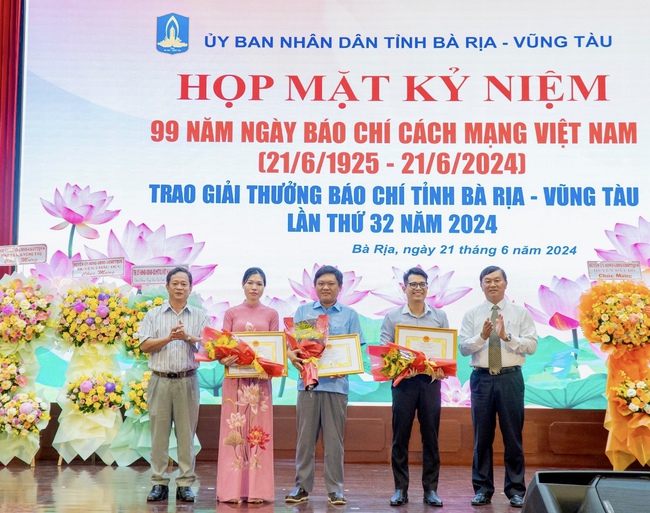Báo Người Lao Động đoạt giải A báo chí tỉnh Bà Rịa - Vũng Tàu- Ảnh 1.