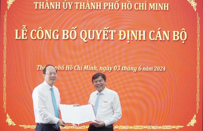 Ông Tăng Hữu Phong giữ chức Phó Trưởng Ban Tuyên giáo Thành ủy TP HCM- Ảnh 1.