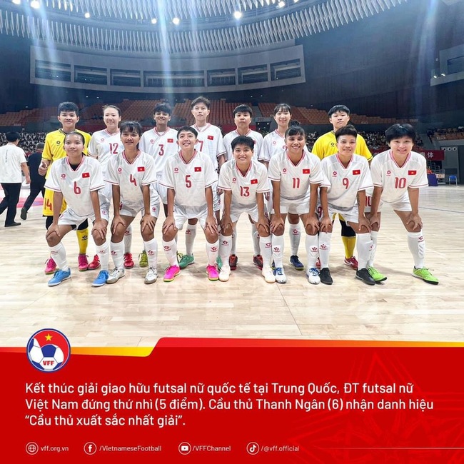 Bị Uzbekistan cầm hòa, futsal nữ Việt Nam về nhì giải giao hữu tại Trung Quốc- Ảnh 1.