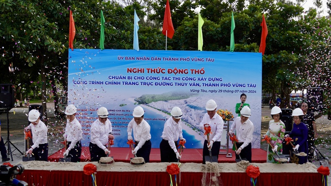 Động thổ dự án ngàn tỉ chỉnh trang Bãi Sau, TP Vũng Tàu- Ảnh 1.