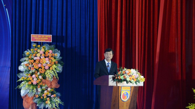 Phó Bí thư thành ủy Võ Văn Minh tham dự ra mắt Viện Vovinam Toàn cầu tại Thủ Dầu Một - Ảnh 2.