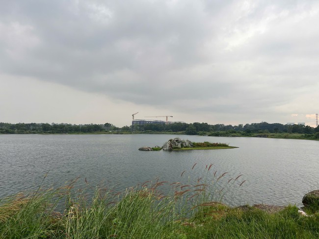 Tìm kiếm thiếu niên đuối nước tại hồ nước đại học Quốc gia TP HCM - Ảnh 2.