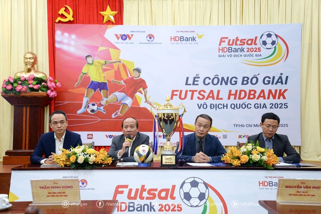 Giải futsal VĐQG 2025 chuẩn bị khởi tranh với 8 đội- Ảnh 1.