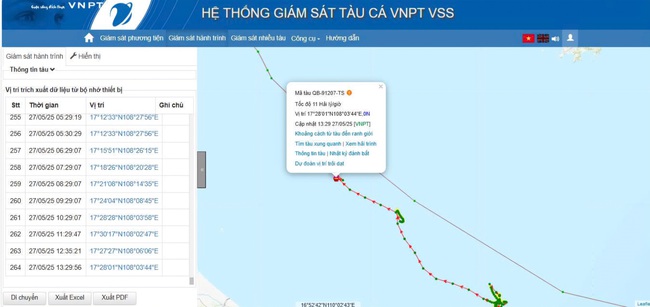 Ngư dân Quảng Bình rơi xuống biển mất tích, cách bờ 80 hải lý- Ảnh 1. Ngư dân Quảng Bình rơi xuống biển mất tích, cách bờ 80 hải lý- Ảnh 1.