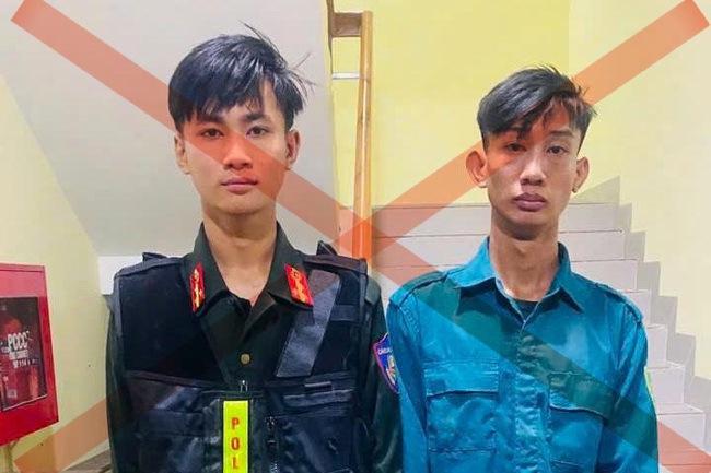 Mua trang phục cảnh sát, còng số 8 rồi giả danh công an, chặn xe ăn tiền- Ảnh 1. Mua trang phục cảnh sát, còng số 8 rồi giả danh công an, chặn xe ăn tiền- Ảnh 1.
