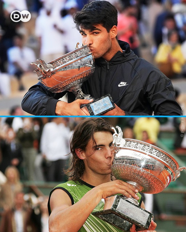 Alcaraz vô địch Grand Slam thứ 5 ở cùng độ tuổi với Nadal- Ảnh 2. Alcaraz vô địch Grand Slam thứ 5 ở cùng độ tuổi với Nadal- Ảnh 2.