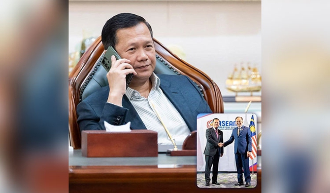 Lãnh đạo Campuchia - Thái Lan họp khẩn tại Malaysia, Mỹ - Trung Quốc hỗ trợ- Ảnh 1. Lãnh đạo Campuchia - Thái Lan họp khẩn tại Malaysia, Mỹ - Trung Quốc hỗ trợ- Ảnh 1.