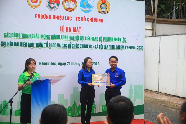 Phường Nhiêu Lộc ra mắt nhiều công trình chào mừng Đại hội- Ảnh 4.