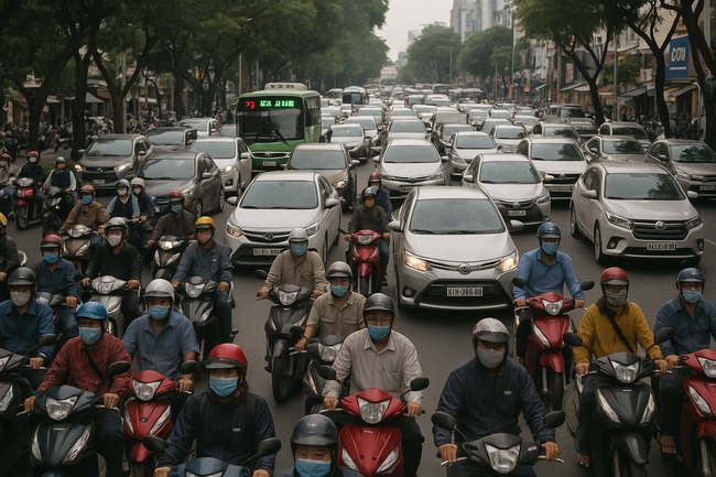 Hướng tới giao thông nhân văn- Ảnh 1. Hướng tới giao thông nhân văn- Ảnh 1.