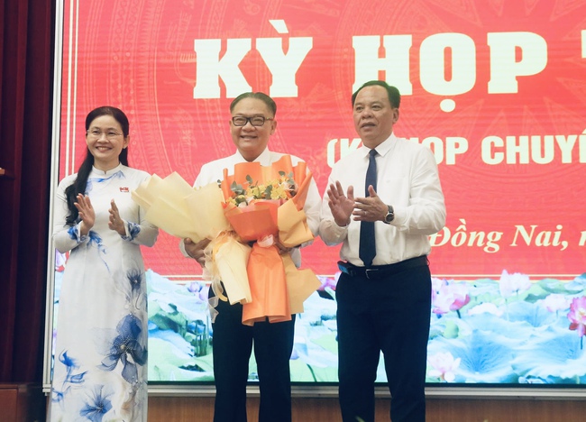 Ông Nguyễn Kim Long được bầu làm Phó Chủ tịch UBND tỉnh Đồng Nai- Ảnh 1.
