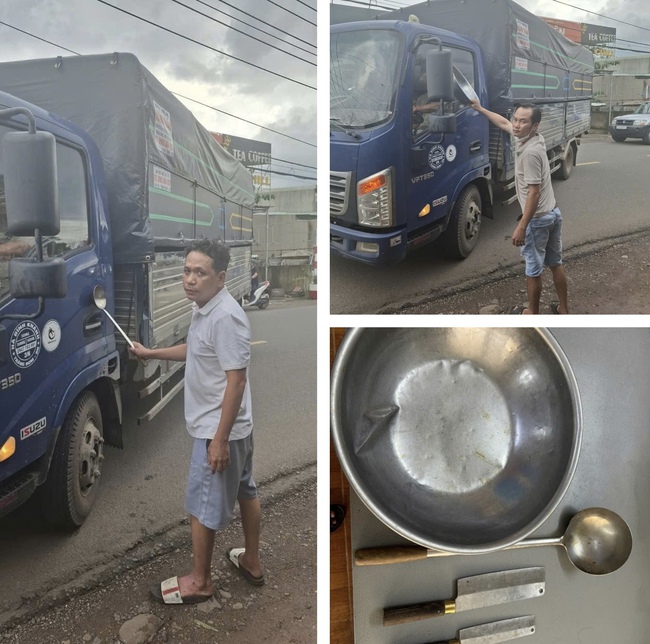 Từ tin báo của người dân, công an bắt nhóm đối tượng dùng dao và ô tô gây rối- Ảnh 1. Từ tin báo của người dân, công an bắt nhóm đối tượng dùng dao và ô tô gây rối- Ảnh 1.