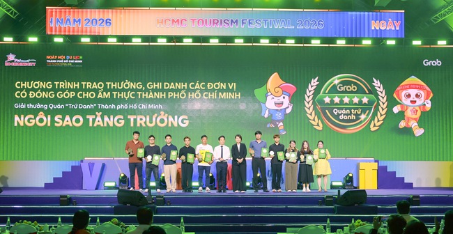 Grab Việt Nam vinh danh loạt quán ăn tiêu biểu tại lễ trao giải Quán “Trứ Danh” TPHCM - Ảnh 1.