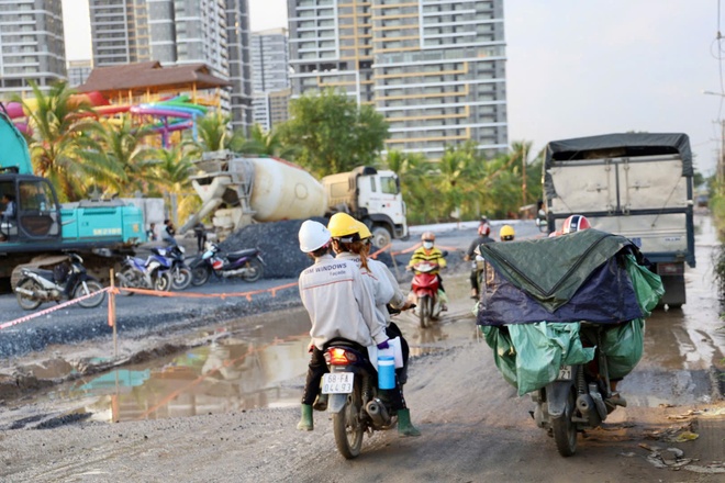 Đối lập hai bên cầu Long Đại, đoạn "nát như tương", đoạn sạch sẽ, thông thoáng- Ảnh 6.