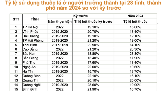 Công bố khảo sát lớn nhất về sử dụng các sản phẩm thuốc lá- Ảnh 3.