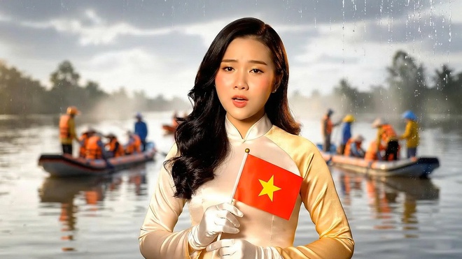 Nhạc sĩ Thái Nguyên ra mắt MV bằng AI, gửi thông điệp về hi vọng sau mưa lũ - Ảnh 3.
