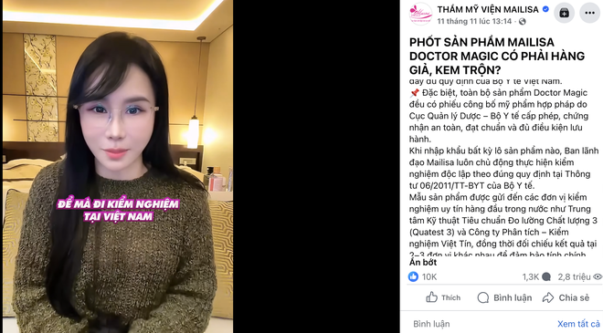 Mỹ phẩm Doctor Magic được cấp phép thế nào trước khi chủ Mailisa bị bắt? - Ảnh 1.