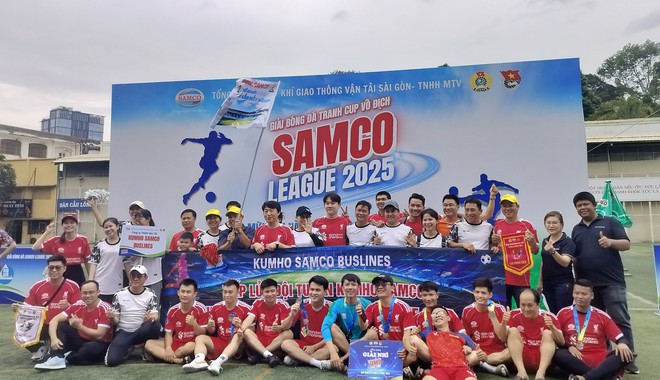 Xí Nghiệp Isamco và Bệnh viện Răng Hàm Mặt cùng đoạt cúp vô địch SAMCO LEAGUE 2025 - Ảnh 9.