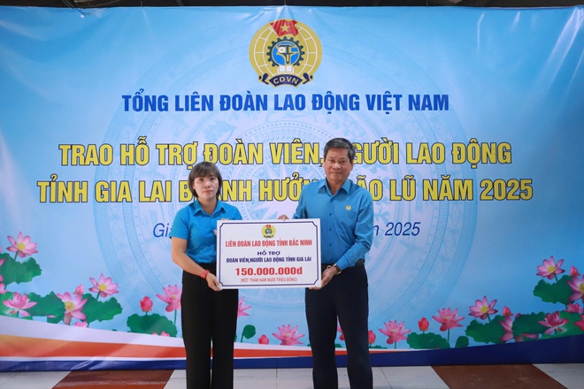 Công đoàn hỗ trợ khẩn cấp 1,5 tỉ đồng cho đoàn viên tỉnh Gia Lai bị thiệt hại do mưa lũ - Ảnh 3.