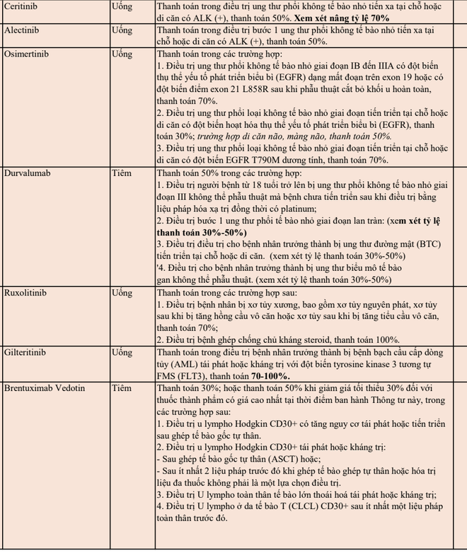 Đề nghị bổ sung 22 thuốc đích vào nhóm thuốc điều trị ung thư - Ảnh 3.