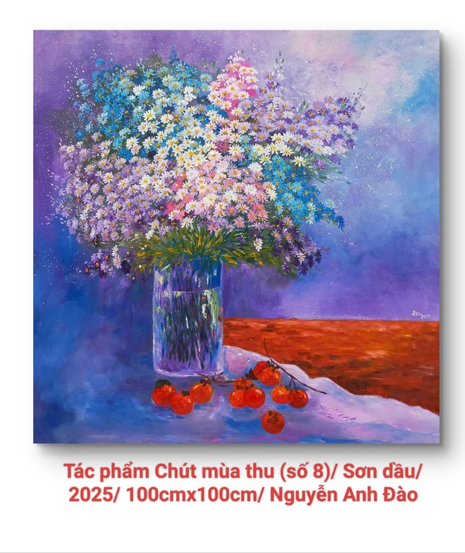 Ba nữ họa sĩ mang hoa xuống phố - Ảnh 3.