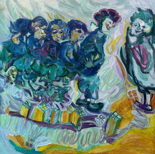 Họa sĩ Kim Chi v&agrave; h&agrave;nh tr&igrave;nh 20 năm kh&ocirc;ng dừng lại với hội họa - Ảnh 3.