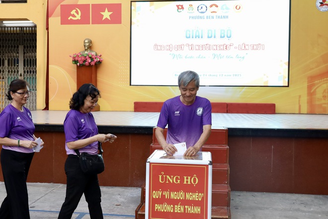 Phường Bến Th&agrave;nh, TP HCM tổ chức giải đi bộ g&acirc;y quỹ chăm lo người yếu thế - Ảnh 5.