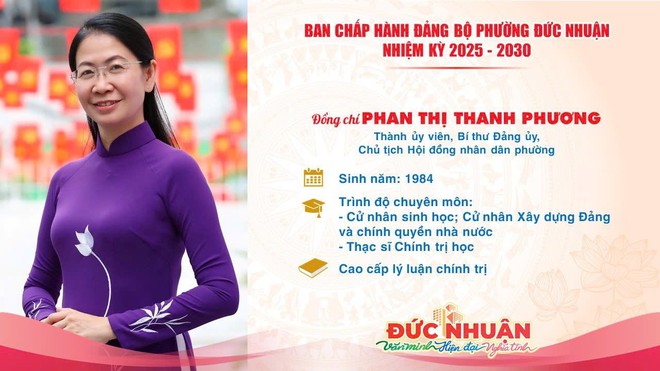 Bà Phan Thị Thanh Phương giữ chức Bí thư Đảng ủy phường Đức Nhuận, TP HCM- Ảnh 2.