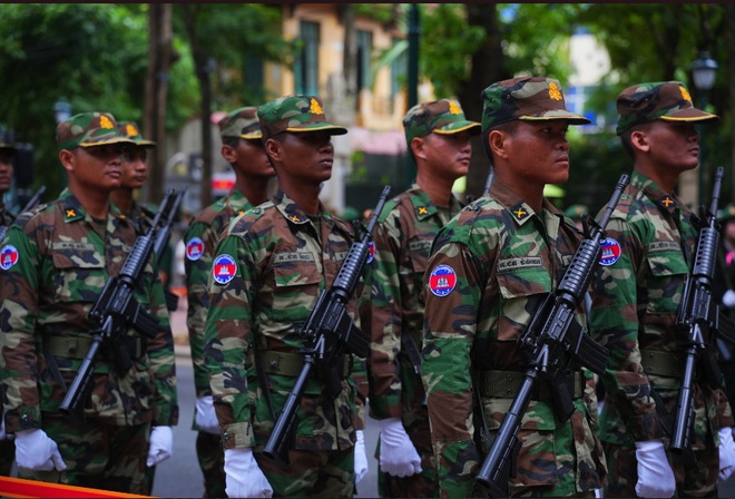 Russian service members joined second full rehearsal for A80 parade- Ảnh 6. Russian service members joined second full rehearsal for A80 parade- Ảnh 6.