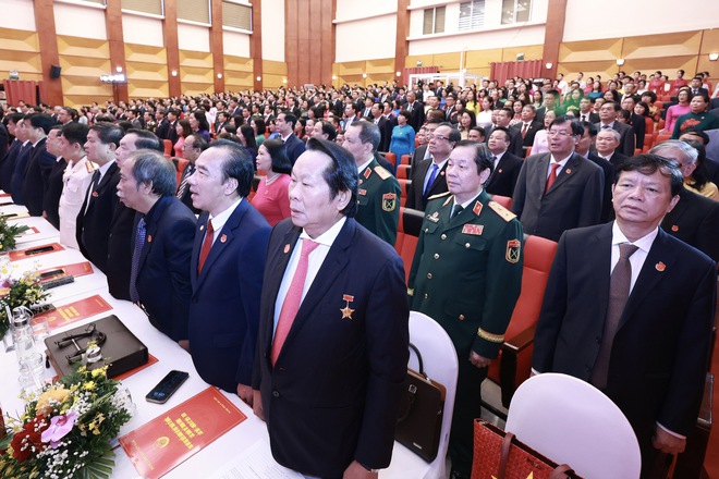 Tổng Bí thư Tô Lâm và Thủ tướng Phạm Minh Chính dự Đại hội Đảng bộ MTTQ Trung ương - Ảnh 4.