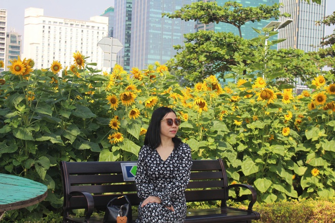 C&aacute;nh đồng hoa hướng dương ở TP HCM thu h&uacute;t người d&acirc;n dịp đầu năm mới - Ảnh 4.