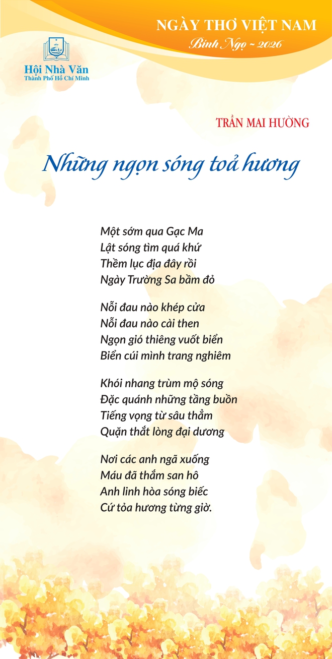 TP HCM tổ chức Ng&agrave;y thơ Việt Nam 2026 với chủ đề "Tiếng gọi đ&ocirc; thị mới" - Ảnh 2.