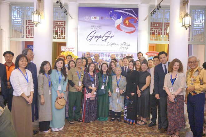 51 nghệ sĩ Việt - Ph&aacute;p hội tụ tại triển l&atilde;m "Gặp gỡ Việt - Ph&aacute;p 2026" - Ảnh 2.