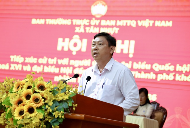 Cử tri 4 xã phía Tây TPHCM gửi gắm kỳ vọng về quyết sách sát thực tiễn - Ảnh 11.