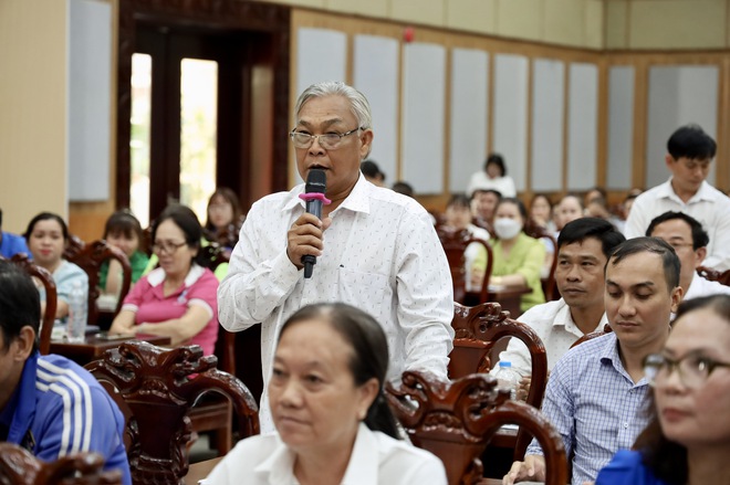 Cử tri 4 xã phía Tây TPHCM gửi gắm kỳ vọng về quyết sách sát thực tiễn - Ảnh 14.