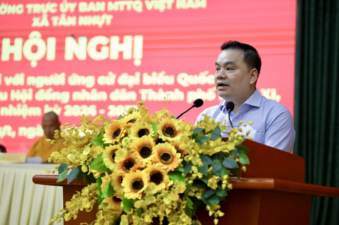 Cử tri 4 xã phía Tây TPHCM gửi gắm kỳ vọng về quyết sách sát thực tiễn - Ảnh 8.