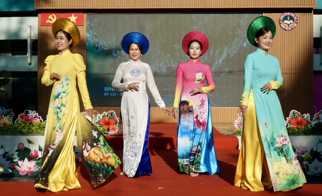 S&ocirc;i nổi hội thi &ldquo;Duy&ecirc;n d&aacute;ng &aacute;o d&agrave;i&rdquo; phường Ph&uacute; Thọ, TPHCM - Ảnh 4.