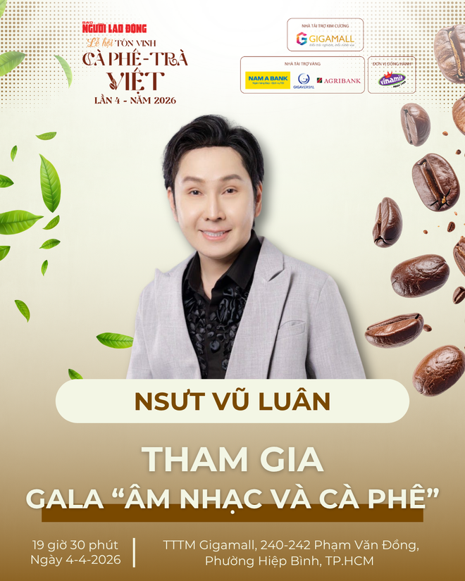 Điểm hẹn nghệ thuật đặc sắc trong Lễ hội T&ocirc;n vinh C&agrave; ph&ecirc; - Tr&agrave; Việt 2026 - Ảnh 3.