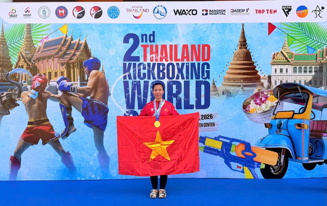 V&otilde; sĩ TP HCM bảo vệ th&agrave;nh c&ocirc;ng HCV tại Kickboxing World Cup - Ảnh 3.