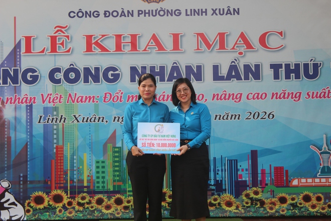 Th&aacute;ng C&ocirc;ng nh&acirc;n: Người lao động hạnh ph&uacute;c khi được chăm lo, tặng bếp ấm  - Ảnh 6.