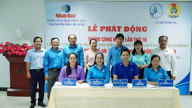 Th&aacute;ng C&ocirc;ng nh&acirc;n: Người lao động hạnh ph&uacute;c khi được chăm lo, tặng bếp ấm  - Ảnh 10.