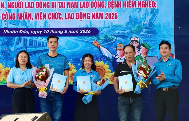 C&ocirc;ng đo&agrave;n x&atilde; Nhuận Đức: Tăng cường chăm lo cho đo&agrave;n vi&ecirc;n, lao động trong Th&aacute;ng C&ocirc;ng nh&acirc;n - Ảnh 3.