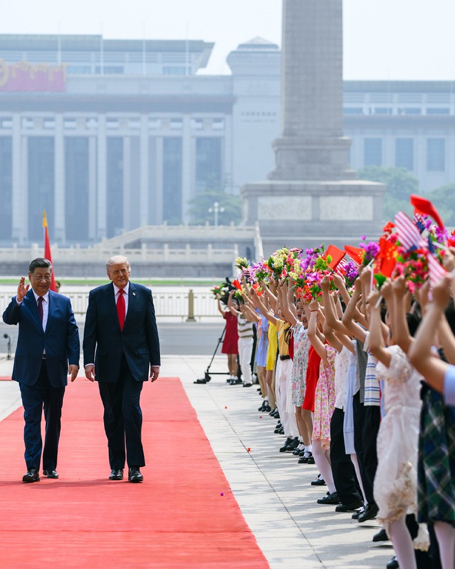 Ng&agrave;y đầu l&agrave;m việc tại Bắc Kinh của &ocirc;ng Donald Trump - Ảnh 4.